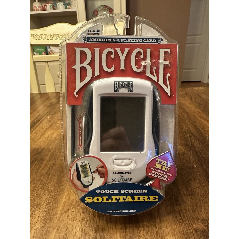 Bicycle 30451 Illuminated 2-in-1 Touch Screen Solitaire Game 2009 NEW SEALED
